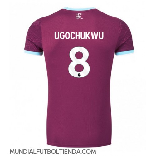 Camiseta Burnley Lesley Ugochukwu #8 Primera Equipación Replica 2025-26 mangas cortas